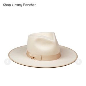 Lack of Color ivory rancher hat